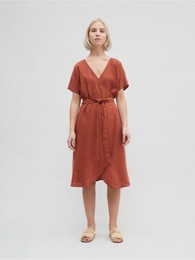 Linenfox Mimosa Wrap Dress